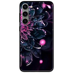 Ốp lưng dành cho Samsung S23 - S23 Plus - S23 Ultra - A34 5G - A54 5G mẫu Mẫu Đơn Hồng Đen