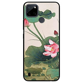 Ốp lưng dành cho Realme C21Y - C25Y mẫu Sen Vươn Lên