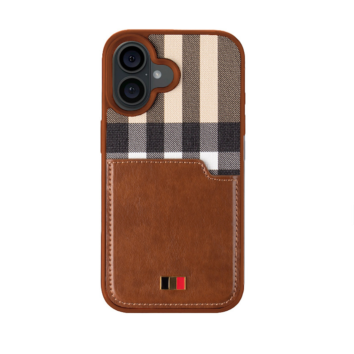 Ốp lưng dành cho iPhone 16 Pro Max, iPhone 16 Pro, iPhone 16 Plus, iPhone 16 hiệu Mentor VII Pocard da chống sốc, có ngăn cài thẻ, cao cấp - Hàng chính hãng