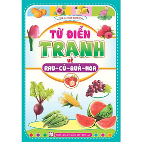 Sách - Combo 2 cuốn Từ Điển Tranh ( Động vật - b135 + Rau củ hoa quả - b65) Song ngữ Anh Việt - ndbooks