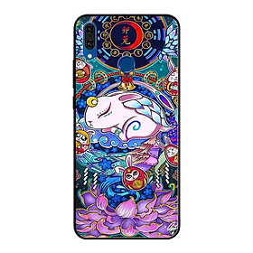 Ốp Lưng in cho Huawei Y9 2019 Mẫu 12 Con Giáp Mẹo - Hàng Chính Hãng