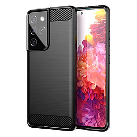 Ốp lưng chống sốc dành cho Samsung S21 Ultra Silicon hàng chính hãng Rugged Shield cao cấp - Hàng Nhập Khẩu ( Tặng kính cường lực Camera )