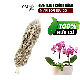 Phân hữu cơ túi lưới viên nén Trùn Quế - Đậu Tương PMP - Siêu Tan Chậm Cho Hoa Lan