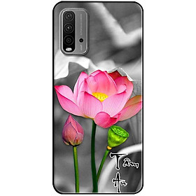Ốp lưng cho Xiaomi Redmi 9T - Redmi 13 4G - 13C - Redmi Note 13 4G - 13 Pro 4G - 13 Pro 5G - Sen Hồng Tâm An - Hàng Chính Hãng