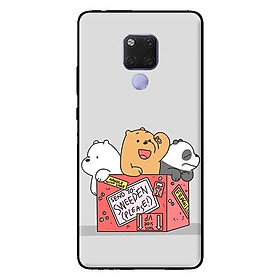 Ốp in cho Huawei Mate 20 3 Chú Gấu 2 - Hàng chính hãng
