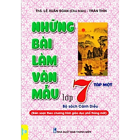 Sách - Những bài làm văn mẫu 7 - tập 1 ( Bộ Cánh Diều )