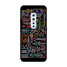 Ốp Lưng in cho Vivo V17 Pro Mẫu Màu Sắc 3 - Hàng Chính Hãng