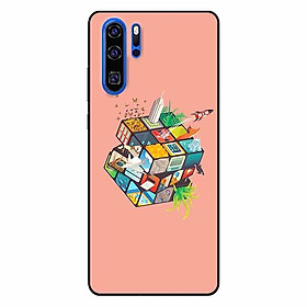 Ốp lưng in cho Huawei P30 Pro Rubik Cube