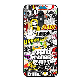 Ốp Lưng in cho Xiaomi Redmi 5 Mẫu Tiểu Tiết Logo - Hàng Chính Hãng