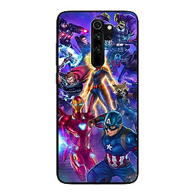 Ốp Lưng in cho Xiaomi Redmi Note 8 Pro Mẫu Biệt Đội Anh Hùng̣ - Hàng Chính Hãng