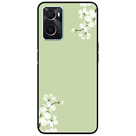 Ốp lưng cho Realme 9i - 10 - C20 - C67 - C65 4G - C11 2021 - Poco X6 5G - Hoa Trắng Xanh - Hàng Chính Hãng