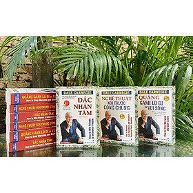 Sách - Đắc Nhân Tâm + Nghệ Thuật Nói Trước Công Chùng + Quẳng Gánh Lo Đi - Khổ Nhỏ, Bìa Mềm - Minh Thắng