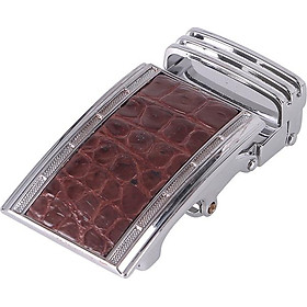 Đầu Khóa Da Cá Sấu 3,5 Phân Đầu Trắng Huy Hoàng HT9210 - Nâu Đất