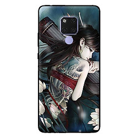 Ốp lưng in cho Huawei Mate 20 mẫu Girl Tatto - Hàng chính hãng