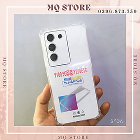 Ốp lưng cho ViVo Y100 5G dẻo trong TPU chống sốc 4 góc cạnh ( Hàng chính hãng)