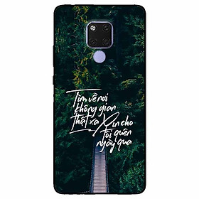 Ốp lưng in cho Huawei Mate 20  Mẫu Tìm Về Nơi Xa
