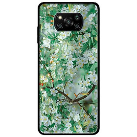 Ốp lưng dành cho Xiaomi Poco X3 mẫu Hoa Lá Xanh 1