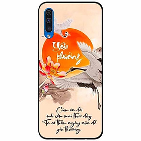 Ốp lưng in cho Samsung A70 Mẫu Yêu Thương