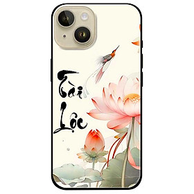 Ốp lưng cho IPhone 15 - 15 Plus - 15 Pro - 15 Pro Max - 16 - 16 Plus - 16 Pro - 16 Pro Max - Sen Tài Lộc Hồng - Hàng Chính Hãng