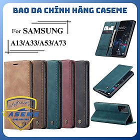 Bao da cao cấp dành cho Samsung A13, Samsung A33, Samsung A53, Samsung A73 dạng ví Caseme - Hàng Nhập Khẩu