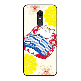 Ốp Lưng in cho Xiaomi Redmi 5 Plus Mẫu Mèo May Mắn 1 - Hàng Chính Hãng