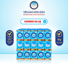 [Combo 30 Hũ] Tổ Yến Chưng Cao Cấp Dành Cho Trẻ Em - Yến Sào Hòn Gốm Chính Hiệu Khánh Hoà - HGK NEST