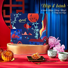 Hộp 4 Bánh Trung Thu Givral Sum Vầy 7 (200gr)