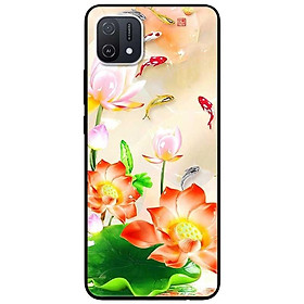 Ốp lưng dành cho Oppo A16K - Oppo A36 / A76 - Oppo Reno 7z 5G - Sen Đỏ Và Koi