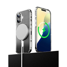 Ốp lưng trong suốt sạc từ tính dành cho iPhone 16e / 16 / 16 Plus / 16 Pro / 16 Pro Max - Hàng chính hãng