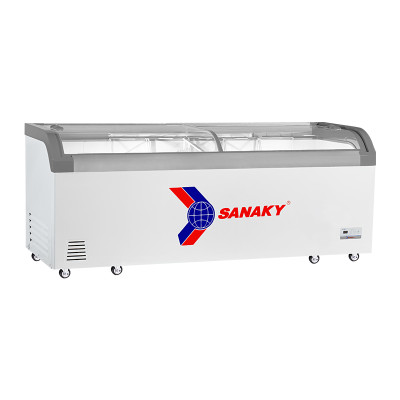 TỦ ĐÔNG TRƯNG BÀY KEM SANAKY 750 LÍT VH-1008KA NHÔM (R290) (HÀNG CHÍNH HÃNG) (CHỈ GIAO HCM)