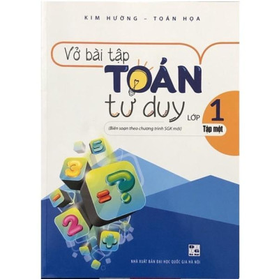Sách - Combo Vở bài tập Toán tư duy lớp 1 (Tập 1+Tập 2)