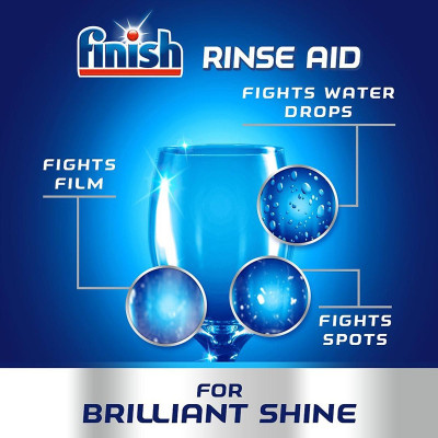 Nước Làm Bóng Và Làm Khô Chén Bát Finish Dishwasher Shine & Dry Regular 800ml PTT017394, Nhập Đức