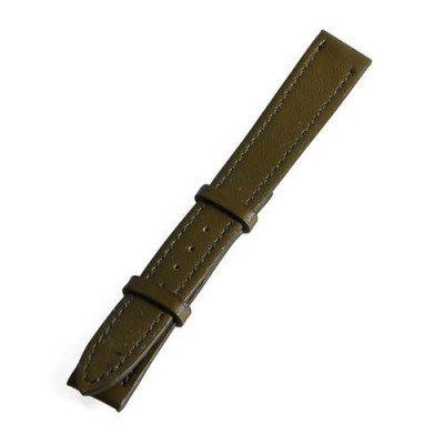 HT8109-10-11 - Dây đồng hồ Huy Hoàng da bò size 12, 14 màu rêu, xám, xanh da