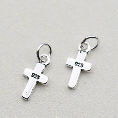 Combo 6 cái charm bạc thánh giá treo - Ngọc Quý Gemstones
