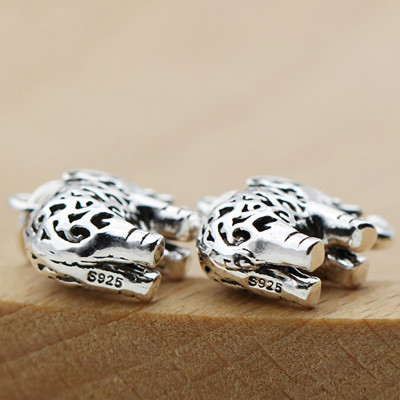Charm bạc hình con voi treo - Ngọc Quý Gemstones