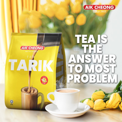 Trà Sữa Vị Gừng Aik Cheong Teh Tarik Halia 4 In 1 (15 Gói x 40g)