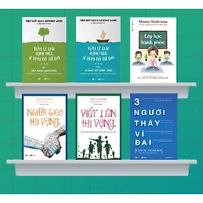 Bộ sách chào mừng Tết thầy trò 20/11: Thầy cô giáo hạnh phúc sẽ thay đổi thế giới tập 1 + Tập 2 + Lớp học hạnh phúc + Người gieo hy vọng + Viết lên hy vọng + Ba người thầy vĩ đại ( Tặng kèm sổ tay)