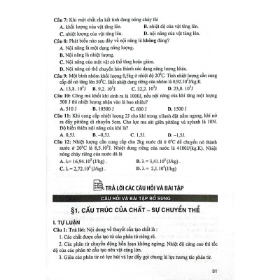 Sách - Hướng Dẫn Trả Lời Câu Hỏi Và Bài Tập Vật Lí Lớp 12 - Bám Sát SGK Kết Nối Tri Thức Với Cuộc Sống - Hồng Ân