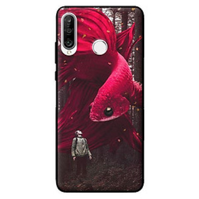 Ốp lưng in cho Huawei P30 Lite Cá Và Người - Hàng chính hãng