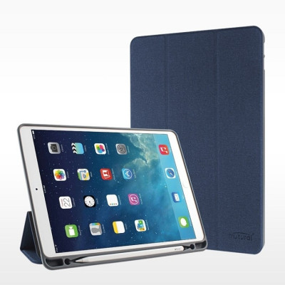 Bao da Mutural Tailor dựng đứng có khay bút dành cho iPad Mini 5 - Hàng chính Hãng