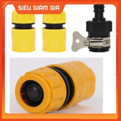 Bộ dây vòi xịt nước rửa xe, tưới cây . tăng áp 3 lần, loại 3m, 5m 206622-5Lcút sập, nối đen, d.vàng