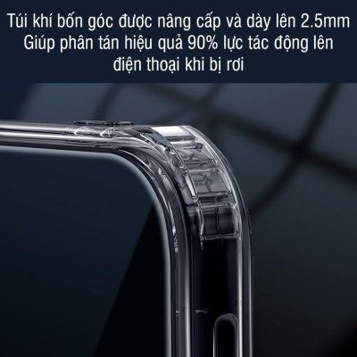 Ốp lưng sạc từ tính dành cho iPhone 15 / 15 Plus / 15 Pro / 15 Pro Max - Hàng chính hãng