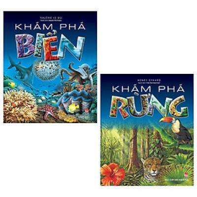 Combo Khám Phá Rừng (Tái Bản 2018) + Khám Phá Biển (Tái Bản 2019) (Bộ 2 Cuốn)