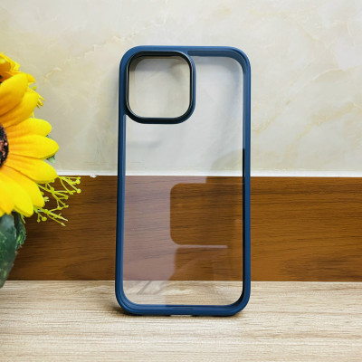 Ốp lưng dành cho iPhone 14 Pro Max Rock viền màu- Hàng chính hãng