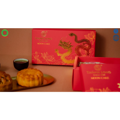HỘP BÁNH TRUNG THU 2 BÁNH 2 TRỨNG 270G - COMBO B - THÀNH LONG (540G) - VIỆT NAM