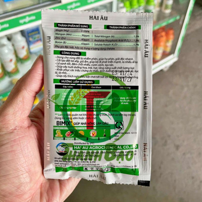 Phân bón lá bổ sung vi lượng, khắc phục vàng lá Combi A9 Chelate Dưỡng cây Xanh lá (gói 30gr)