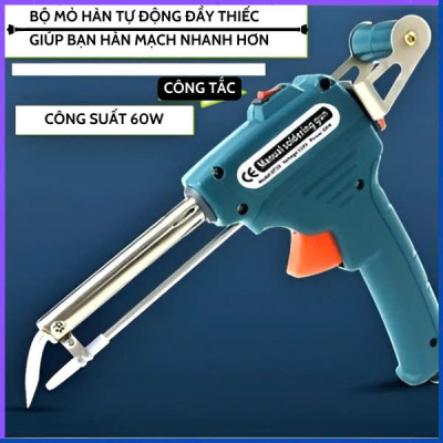 Mỏ Hàn Thiếc 100W, Mỏ Hàn Xung, Máy Hàn Tự Động Chất Lượng Cao - Hàn Nhanh, Bền, Hiệu Quả