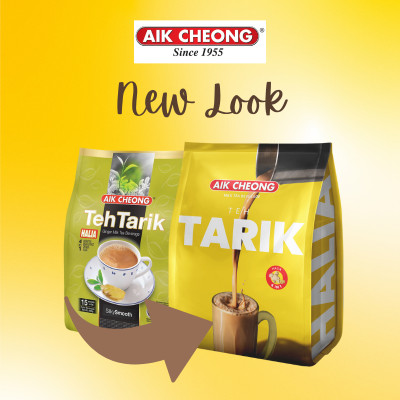 Trà Sữa Vị Gừng Aik Cheong Teh Tarik Halia 4 In 1 (15 Gói x 40g)
