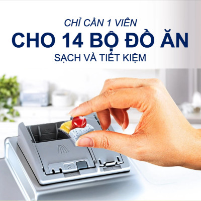 Muối Finish 1.5kg+Bóng Finish 1150ml+ 100 Viên Finish Quantum Max dùng cho Máy Rửa Bát