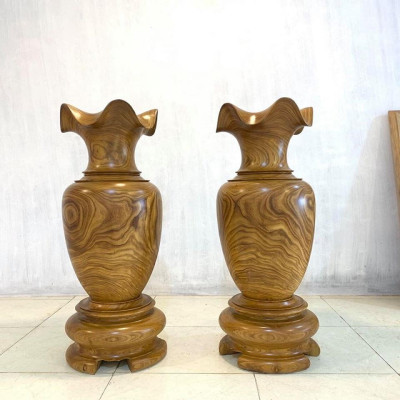 Lục Bình Nguyên Khối Gỗ Cẩm Vàng